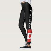Leggings du Canada - Leggings de la fierté canadie (Gauche)