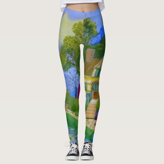 Leggings du chalet de printemps (Devant)