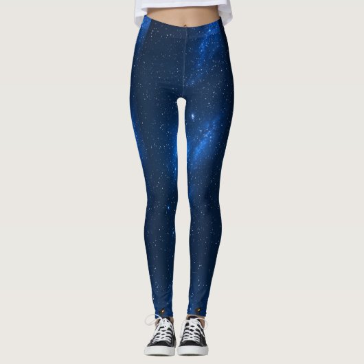 Leggings du ciel étoilé pour filles (8-10 ans) (Devant)