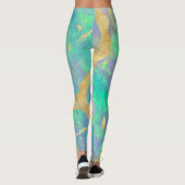 Leggings du coeur Opal Bleu (Dos)
