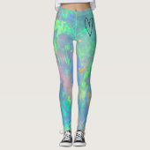 Leggings du coeur Opal Bleu (Devant)