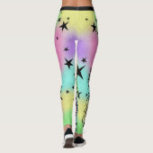 Leggings du concepteur à l'encre de main (Dos)