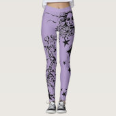 Leggings du concepteur à l'encre de main (Devant)
