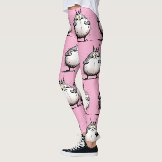 Leggings du concepteur de chats gras (Gauche)