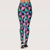 Leggings du concepteur de mode géométrique (Dos)