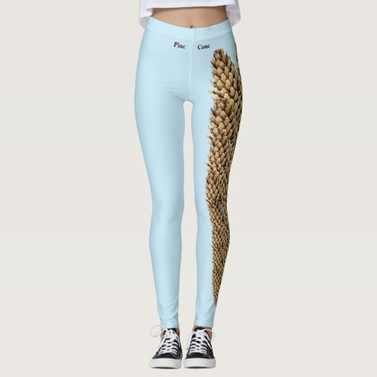 Leggings du cône de pin bleu du Maine (Devant)