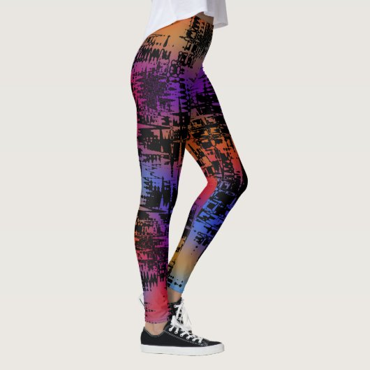 Leggings du coucher de soleil de la ville (Droite)