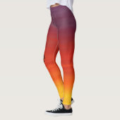 Leggings du coucher de soleil de Unicorne (Gauche)