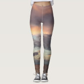 Leggings du coucher du soleil (Devant)