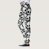 Leggings du crâne de dessin animé (Gauche)
