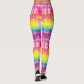 Leggings du crâne psychédélique (Dos)