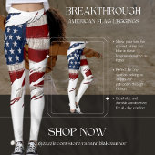 Leggings du drapeau américain