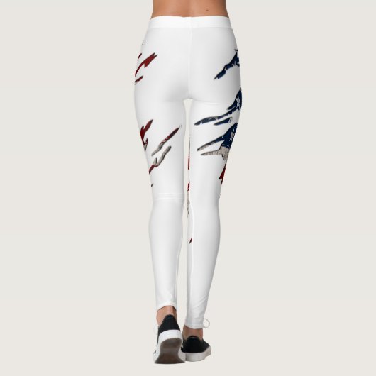Leggings du drapeau américain (Dos)