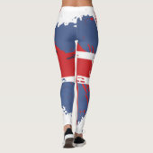 Leggings du drapeau britannique en état de détress (Dos)
