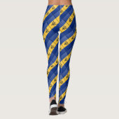 Leggings du drapeau de la Barbade (Dos)