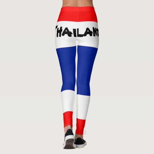 Leggings du drapeau thaïlandais (Dos)