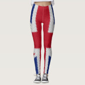 Leggings du drapeau tissé Union Jack (Devant)