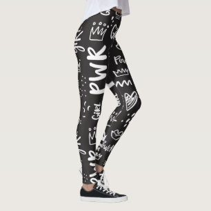 Leggings du Festival noir et blanc