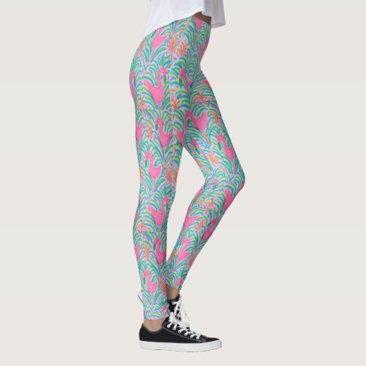 Leggings du Flamant rose Jungle Party (Droite)