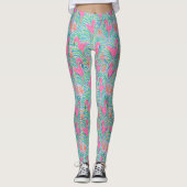 Leggings du Flamant rose Jungle Party (Devant)