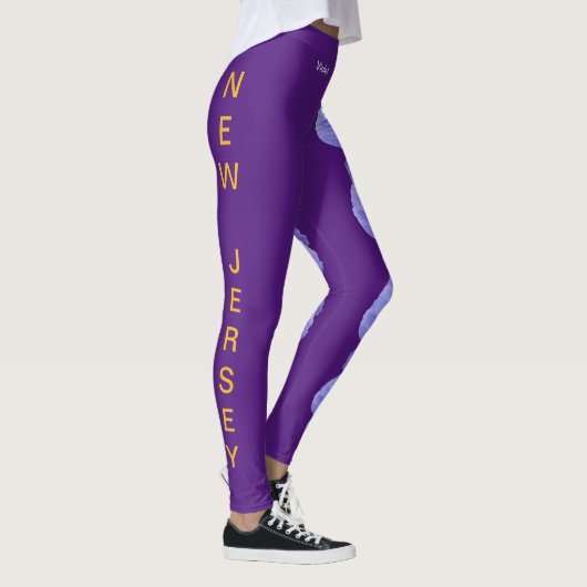 Leggings du New Jersey Violet State Flower (Droite)