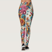 Leggings du paradis floral tropical (Dos)