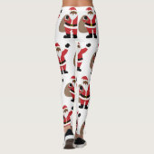 Leggings du Père Noël noir africain (Dos)