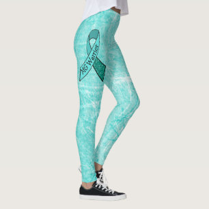 Leggings du ruban de sensibilisation aux guerriers