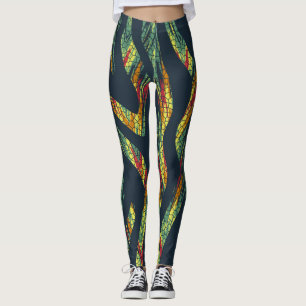 Leggings du serpent Abstrait