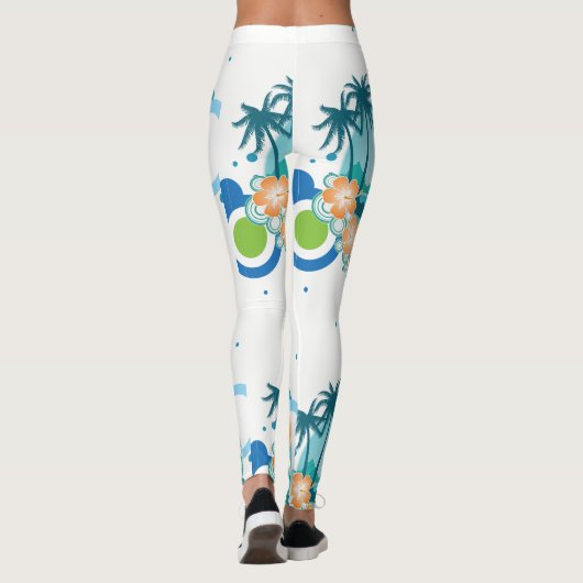 Leggings du Surf de l'île (Dos)