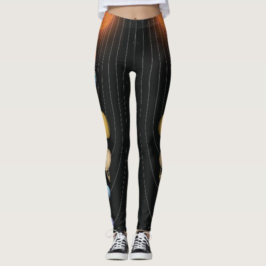 Leggings du système solaire (Devant)