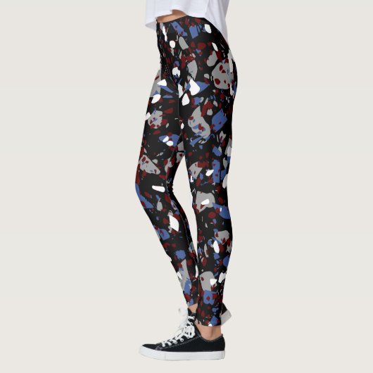 Leggings du Terrazzo noir (Gauche)