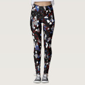 Leggings du Terrazzo noir (Devant)