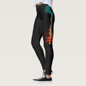 Leggings Dualité de la vague de particules (Gauche)