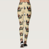Leggings D'Uccle Bantams : Mille Fleur (Dos)