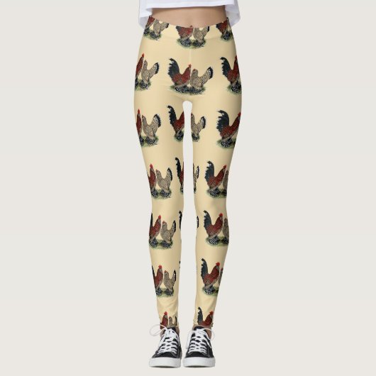 Leggings D'Uccle Bantams : Mille Fleur (Devant)