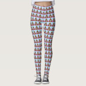 Leggings Dunette Emoji d'arc-en-ciel (Devant)