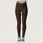 Leggings Duo ultra-stretch pour femmes Brown pleine longueu (Devant)