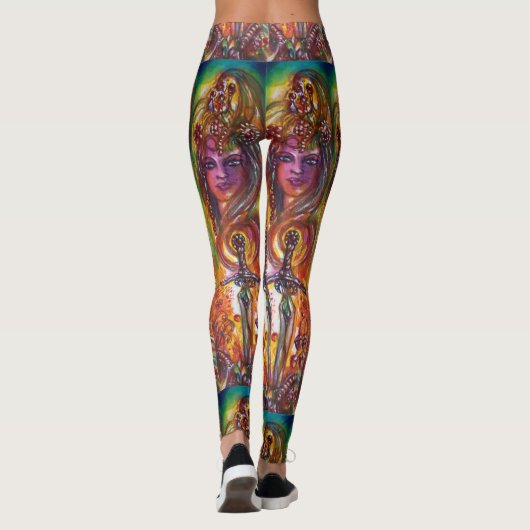 Leggings DURENDAL, ÉPÉE ROMANTIQUE ET l'imaginaire d'ANGE (Dos)