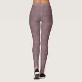 Leggings Dusty rose motif (Dos)