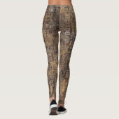 Leggings Dutch Shepherd - Word Art Motif (Dos)
