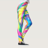 Leggings Dye de jonction psychédélique dynamique (Droite)