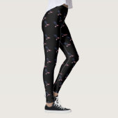 Leggings Eagle chauve patriotique (Droite)
