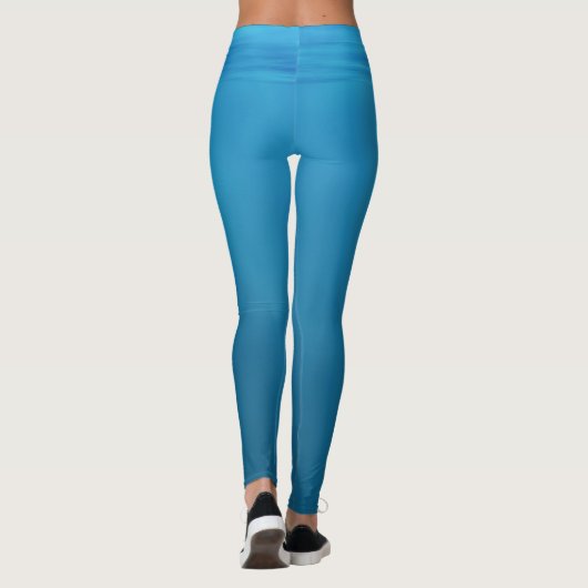 Leggings Eau Bleue, Vagues (Dos)