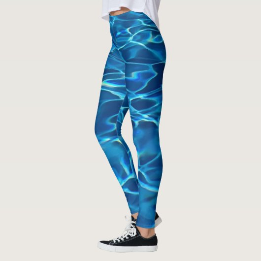 Leggings Eau de la piscine bleu foncé (Gauche)