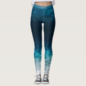 Leggings Eau de mer sous la mer (Devant)
