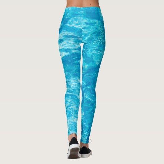 Leggings Eau de piscine turquoise (Dos)