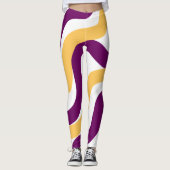 Leggings Eau verte couleur parties scintillant brillant mot (Devant)