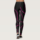 Leggings Ebb et flux 2 - Magenta et noir (Dos)