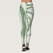 Leggings Ebb et flux 4 en vert (Dos)